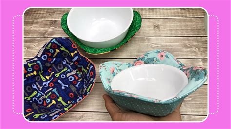 How To Sew A Bowl Cozy With Crafty Gemini Youtube