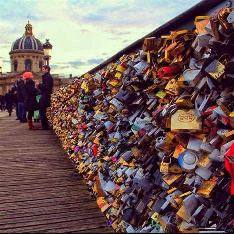 Love Locks Bridge Paris Beauty Around The World Places Around The