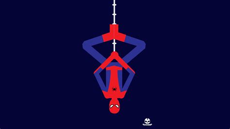 🔥 free download wallpaper 4k spiderman upside down minimalism 4k