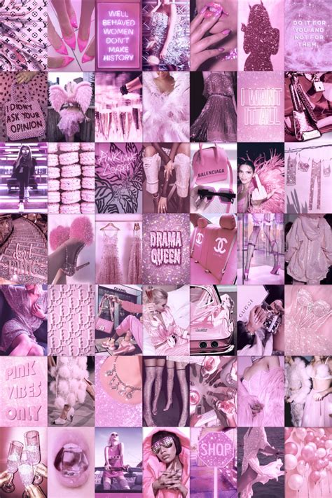 95 Wall Collage Pictures Aesthetic Pink Baddie Iwannafile