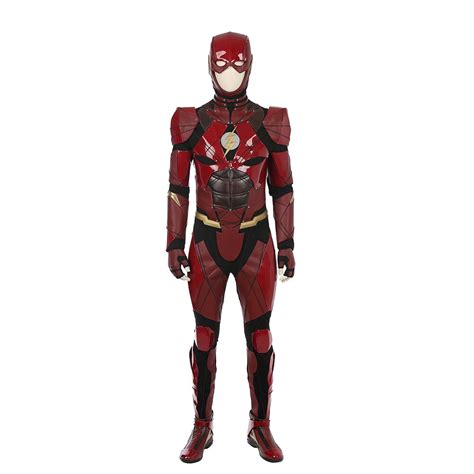 Justice League Cosplay Costume 2017 Movie Barry Allen Flash Outfit