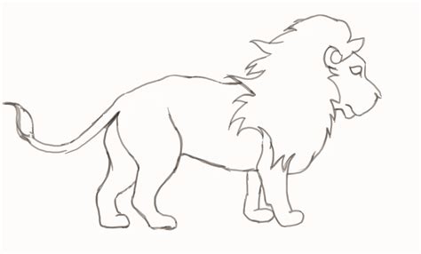 How To Draw A Lion Step By Step