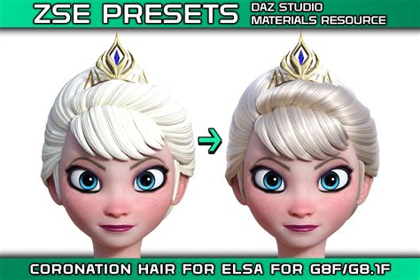 Zse Add Ons Coronation Hair For Elsa By Zetasaint On Deviantart