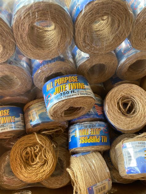 Twine 350 Feet 100 Jute Twine String Rope Ties Crafting Twine