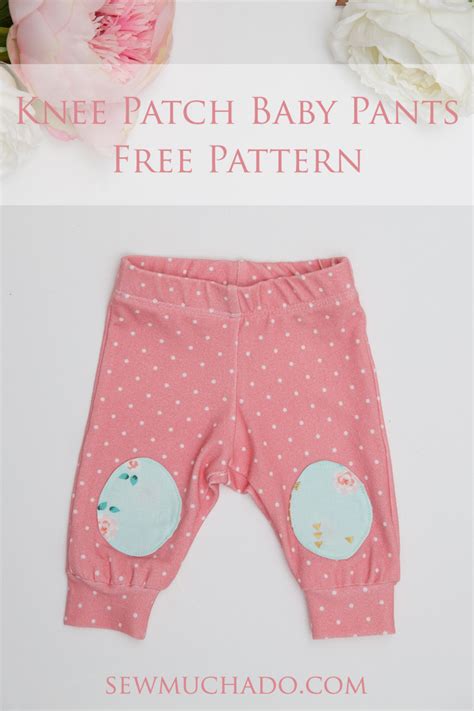 Knee Patch Baby Pants Free Pattern With The Cricut Maker Sew Much Ado