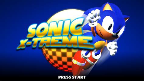 Sonic X Treme Title Screen Version 2 By Mauritaly On Deviantart