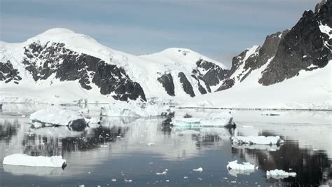 Antarctica Coastline Of Antarctica With Ice Formations
