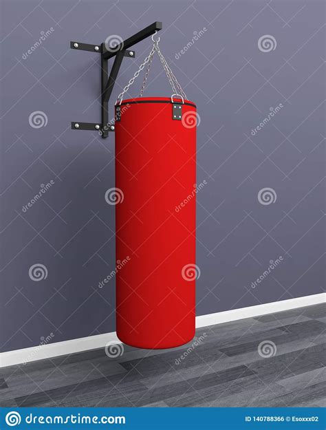 Punching Bag Boxing Bag Sport Stock Illustration Illustration Of