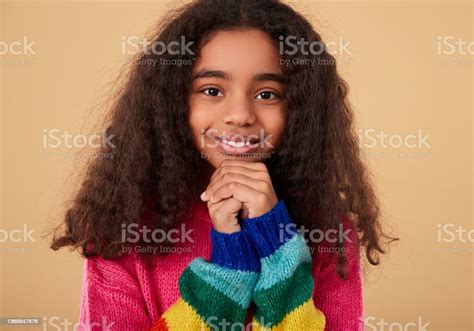 Cute Black Girl Looking At Camera Stock Photo Download Image Now 8