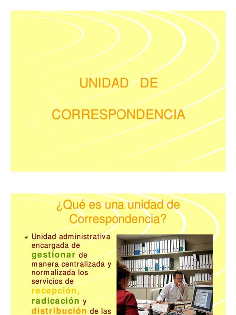 5 Diapositivas Unidad De Correspondencia Business
