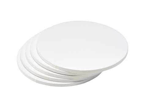 12 Round White Foil Cake Board Decopac