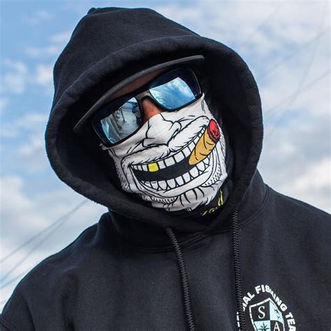 Gangster Multi Purpose Face Shield Balaclava Bandana Neck Gaiter Sun