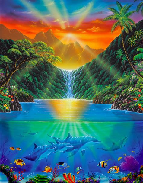 Paradise Falls Mural Jeff Wilkie Murals Your Way