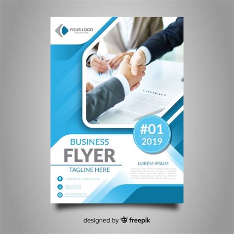 Business Flyer Template Free Vector