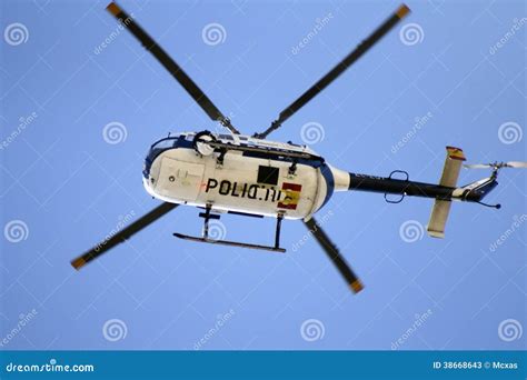 Police Helicopter Editorial Stock Photo Image Of Weapons 38668643