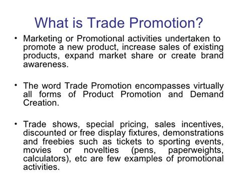 Trade Promotion Management
