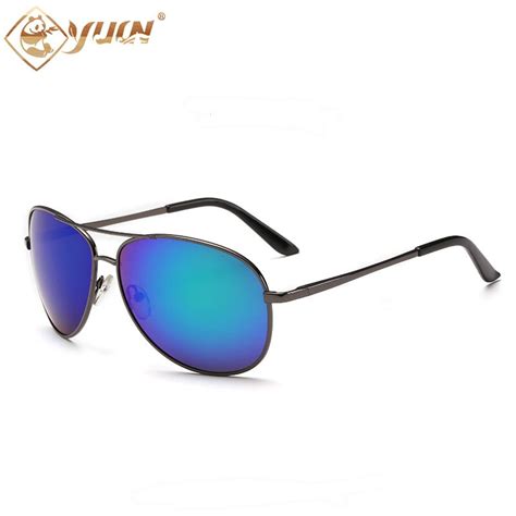 new fashion polarized sunglasses men classic aviation glasses spring hinges driving sun glasses