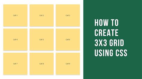 Html Css How To Create A Square Grid Using Css Grid Images