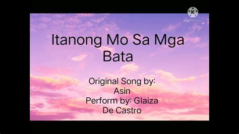 Itanong Mo Sa Mga Bata Chords And Lyrics By Asin Performed By