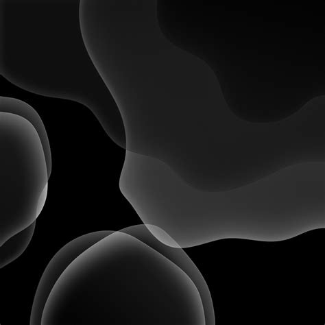 Free Download Ios13 Wallpaper Bw Dark Mactrast 3208x3208 For Your