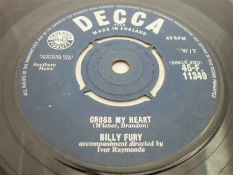 Billy Fury Halfway To Paradise 7 Inch Single Top Hat Records