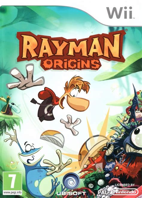 Rayman Origins 2011 Wii Box Cover Art Mobygames