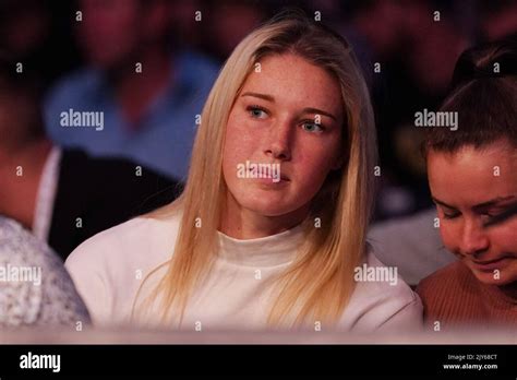 Tayla Harris Of The Carlton Blues Aflw Team Is Seen During Ufc 243 At Marvel Stadium In