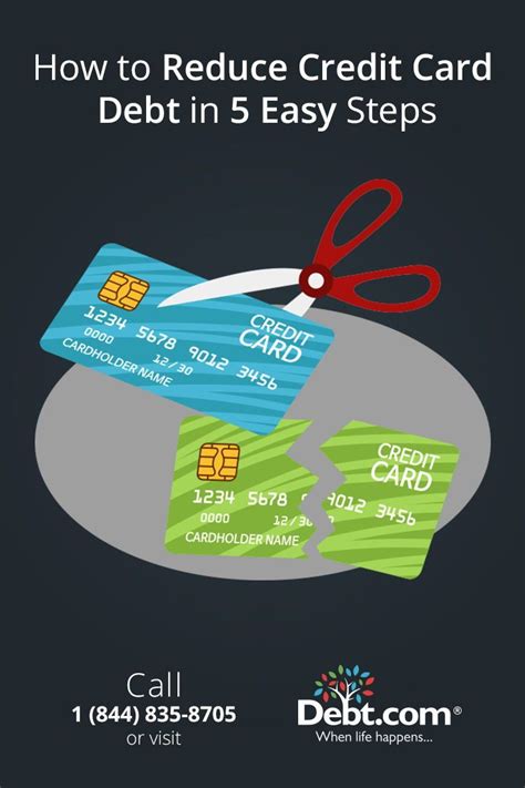 5 Easy Steps To Reduce Credit Card Debt Reduce Credit Card