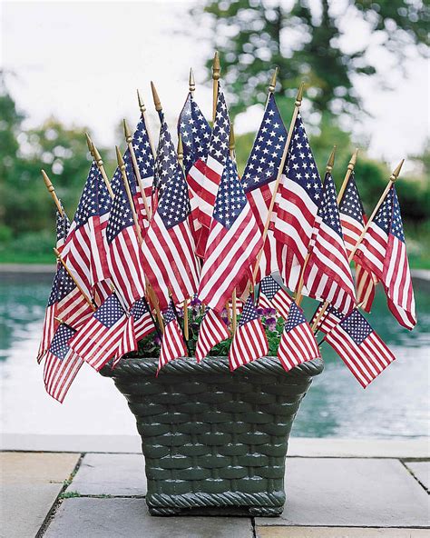Creative Ways To Display The American Flag Martha Stewart