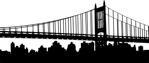 Bridge Silhouette Clip Art