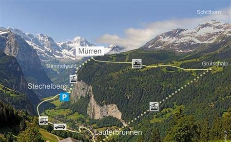 Lauterbrunnen Valley Map