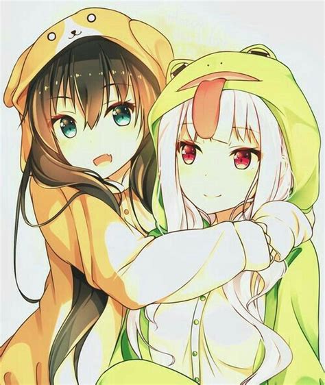 11 Best Anime Girls Twins Or Best Friends Images On Pinterest Anime