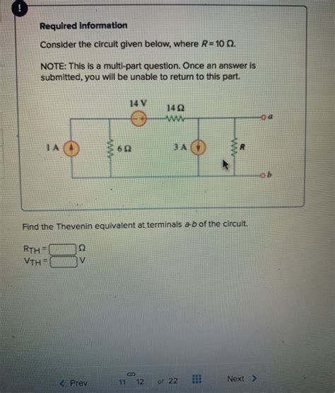 Solved Required Information Consider The Circuit Given Chegg Com