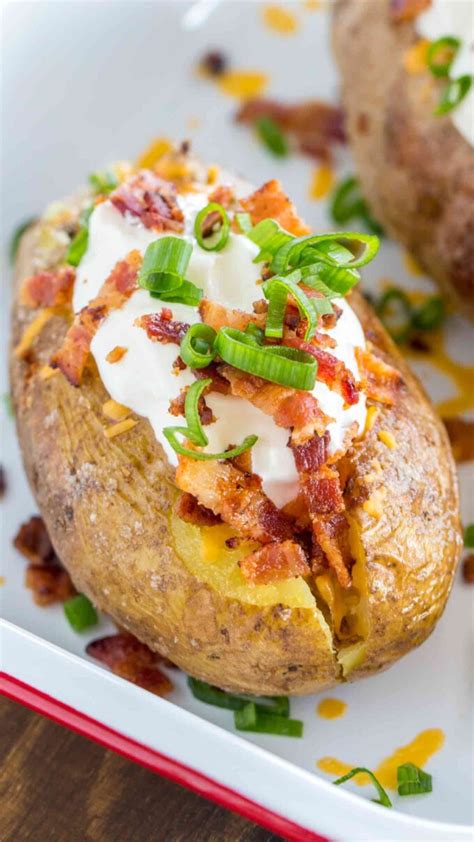 For crispy skin, place a potato directly on the middle oven rack and bake for 60 to 90 minutes. Perfect Oven Baked Potatoes Recipe: Crispy & Roasted ...