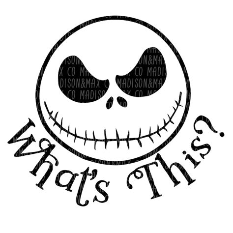 Jack Skellington SVG Nightmare Before Christmas Halloween - Etsy