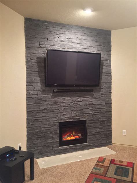 How To Install Stacked Stone Around Fireplace Fireplace Guide By Linda