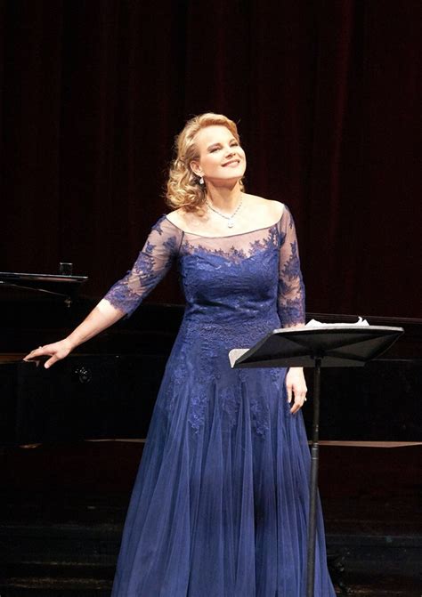 By 1999 she had won first place in a significant competition in finland and had begun a career in europe. Elina Garanca in lace detail navy dress | Gowns dresses ...
