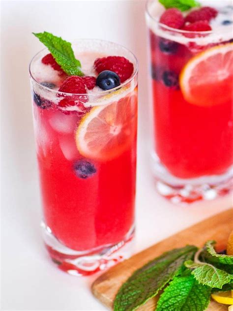 Sparkling Raspberry Lemonade Recipe Video Tatyanas Everyday Food