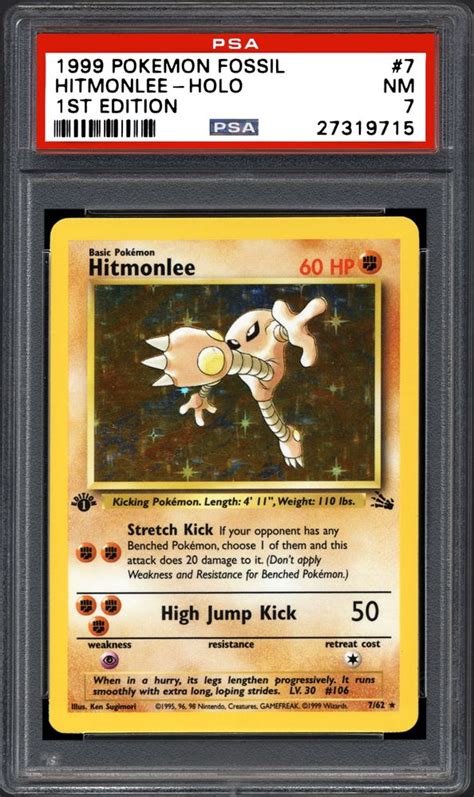 Check spelling or type a new query. Auction Prices Realized Tcg Cards 1999 POKEMON FOSSIL Hitmonlee-Holo 1st Edition Summary