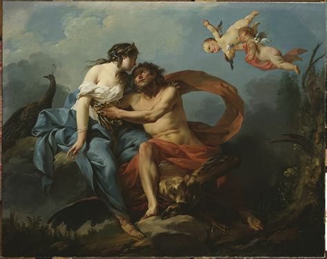 Junon trompant Jupiter avec la ceinture de Vénus Louvre Collections
