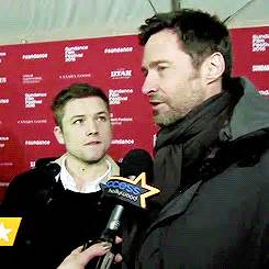 Taron Egerton Hugh Jackman GIFs Find Share On GIPHY