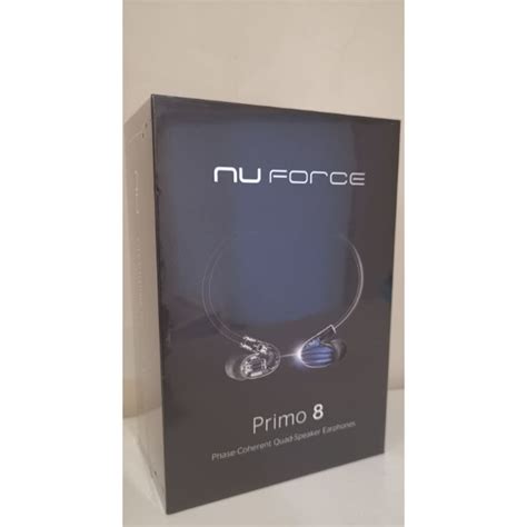 全新 Nuforce Primo 8 。 4單體動鐵耳機 ，quad Driver Earphones 蝦皮購物