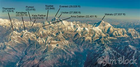 Himalayan Mountains Of Nepal Jim Block Photography