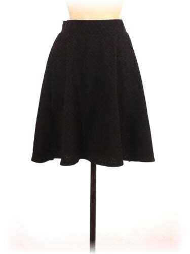 joe b by joe benbasset women black casual skirt m ebay