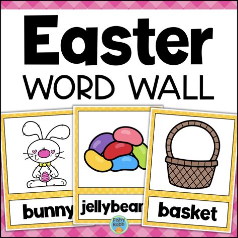 Easter Word Wall Vocabulary Cards And Worksheets Word Search Abc Order