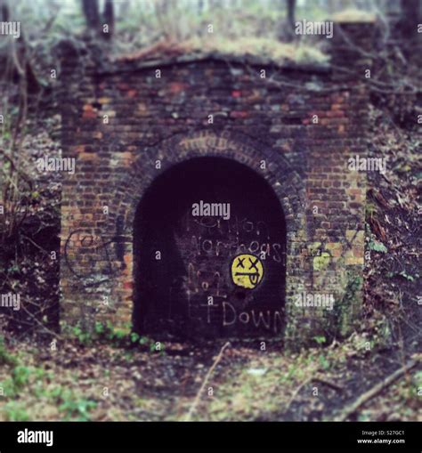 Abandoned Tunnel Stock Photo Alamy