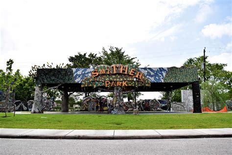 For practicality and courtesy, consider the site open. Smither Park | Things To Do in Houston, TX 77023