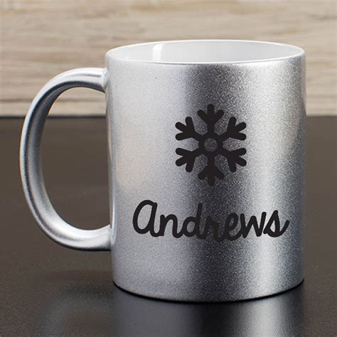 Metallic Personalized Christmas Mug | GiftsForYouNow
