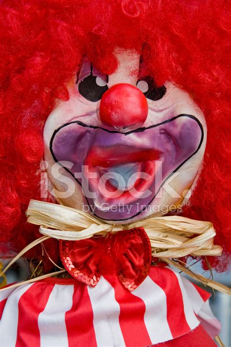 Scary Clown Face Stock Photos