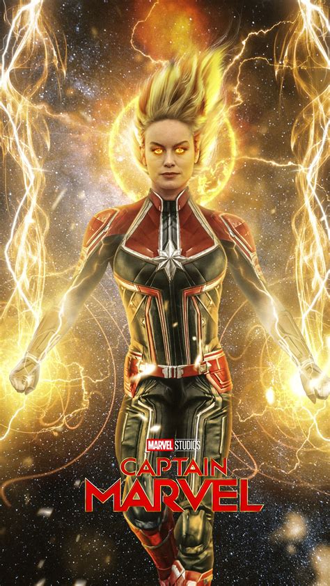 Iphone Captain Marvel Wallpapers Wallpaper Cave